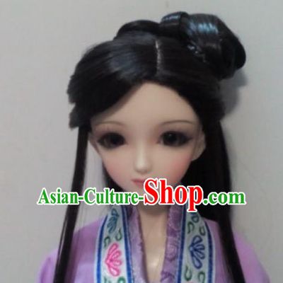 Traditional Handmade Chinese Ancient Princess Nobility Lady Wig Sheath for Women