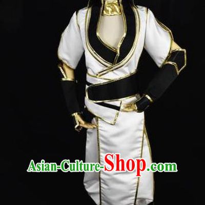 Traditional Chinese Ancient Swordsman Clothing Cosplay Ming Dynasty Zoroastrianism Kawaler Costume for Men