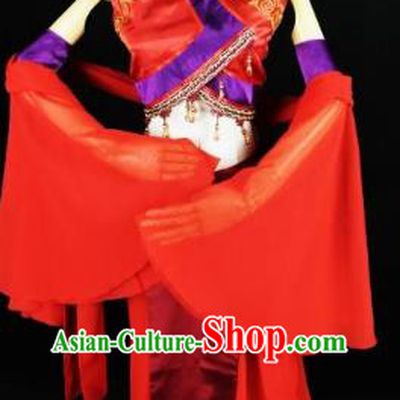 Traditional Chinese Ancient Palace Lady Dance Costume Han Dynasty Nobility Lady Clothing for Women