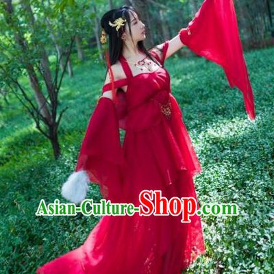 Traditional Chinese Ancient Cosplay Princess Costume Tang Dynasty Palace Lady Dress Clothing