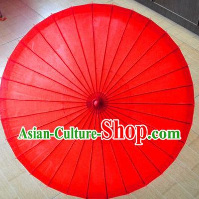 Asian China Dance Handmade Wedding Umbrella Stage Performance Umbrella Red Oil-paper Umbrellas