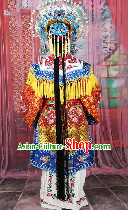 Traditional China Beijing Opera Costume Gifted Scholar Embroidered Robe and Hat Ancient Chinese Peking Opera Embroidery Clothing Traditional China Beijing Opera Costume Gifted Scholar Embroidered Robe and Hat Ancient Chinese Peking Opera Embroidery Clothing