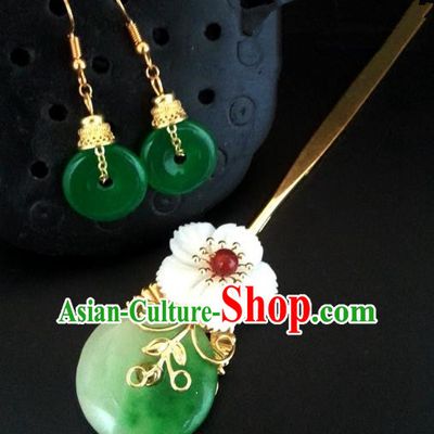 Traditional Handmade Chinese Ancient Classical Hair Accessories Hairpins and Earrings for Women