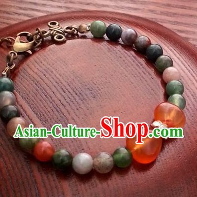 Traditional Handmade Chinese Ancient Classical Accessories Beads Bracelets for Women