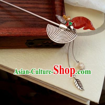 Traditional Handmade Chinese Ancient Classical Hair Accessories Tassel Hairpins for Women