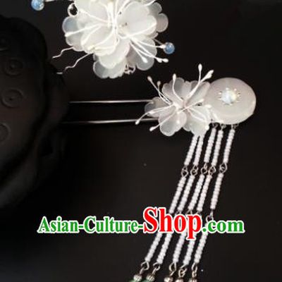 Handmade Traditional Chinese Classical Hair Accessories Ancient Bride Hanfu Step Shake Hairpins for Women