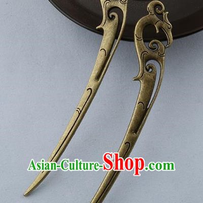 Asian Chinese Handmade Palace Lady Classical Hair Accessories Hanfu Phoenix Hairpins Headwear for Women