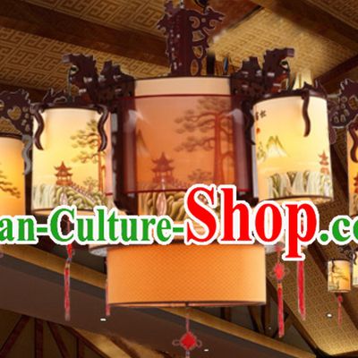 Ancient Chinese Imperial Emperor's Lantern Set