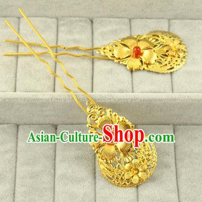 Asian Chinese Handmade Classical Hair Accessories Palace Lady Hanfu Hairpins for Women