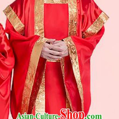 Traditional Chinese Ancient Bridegroom Wedding Costume, China Tang Dynasty Prince Hanfu Clothing for Men