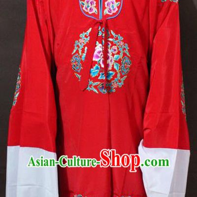 Traditional China Beijing Opera Niche Costume Red Embroidered Robe, Chinese Peking Opera Lang Scholar Clothing