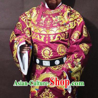 Traditional China Beijing Opera Prime Minister Embroidered Costume, Chinese Peking Opera Bao Zheng Gwanbok Embroidered Robe