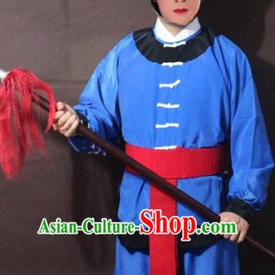 Traditional China Beijing Opera Takefu Costume, Chinese Peking Opera Ministry Footman Clothing