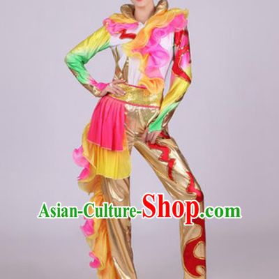 Professional Opening Dance Costume Stage Performance Cheerleading Clothing for Women