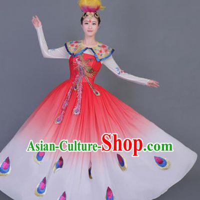 Professional Opening Dance Costume Stage Performance Classical Dance Chorus Dress for Women