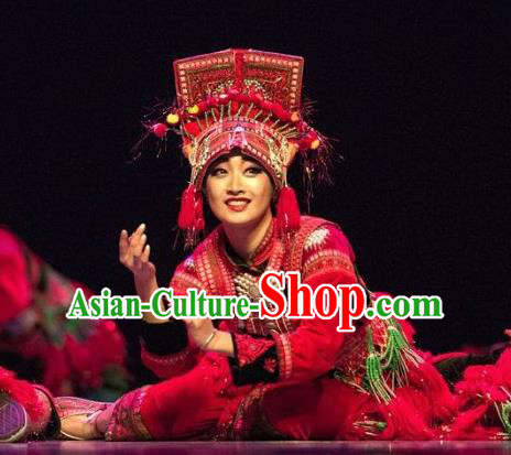 Traditional Chinese Fan Dance Folk Dance Costume Classical Yangko Dance Classical Dance Dress