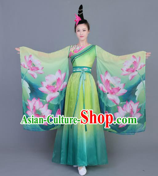 Traditional Chinese Fan Dance Folk Dance Costume Classical Yangko Dance Classical Dance Dress Traditional Chinese Fan Dance Folk Dance Costume Classical Yangko Dance Classical Dance Dress