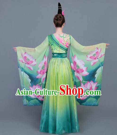 Traditional Chinese Fan Dance Folk Dance Costume Classical Yangko Dance Classical Dance Dress Traditional Chinese Fan Dance Folk Dance Costume Classical Yangko Dance Classical Dance Dress