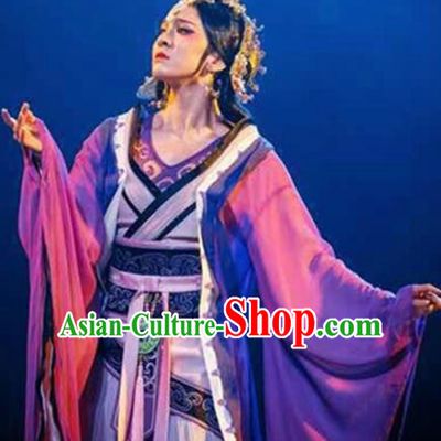 Chinese Traditional Folk Dance Ancient Costume Classical Dance Dress for Women