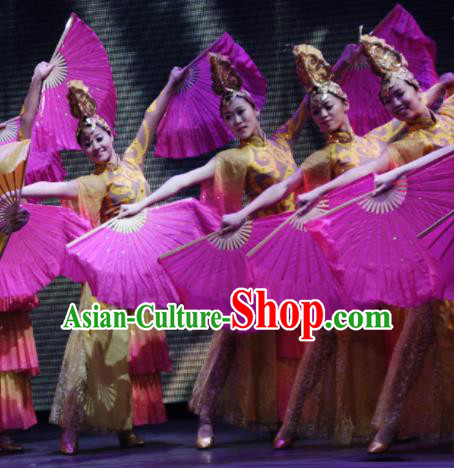 Traditional Chinese Fan Dance Folk Dance Costume Classical Yangko Dance Classical Dance Dress Traditional Chinese Fan Dance Folk Dance Costume Classical Yangko Dance Classical Dance Dress