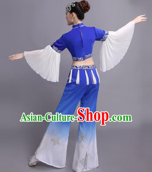 Traditional Chinese Fan Dance Folk Dance Costume Classical Yangko Dance Classical Dance Dress