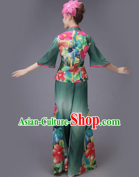 Traditional Chinese Fan Dance Folk Dance Costume Classical Yangko Dance Classical Dance Dress Traditional Chinese Fan Dance Folk Dance Costume Classical Yangko Dance Classical Dance Dress