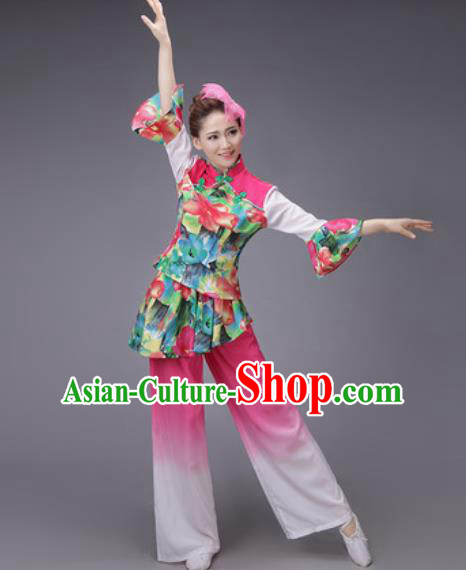 Traditional Chinese Fan Dance Folk Dance Costume Classical Yangko Dance Classical Dance Dress Traditional Chinese Fan Dance Folk Dance Costume Classical Yangko Dance Classical Dance Dress