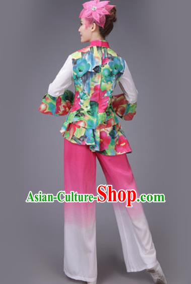 Traditional Chinese Fan Dance Folk Dance Costume Classical Yangko Dance Classical Dance Dress Traditional Chinese Fan Dance Folk Dance Costume Classical Yangko Dance Classical Dance Dress