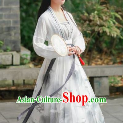 Chinese Traditional Tang Dynasty Nobility Lady Costumes Ancient Maidenform Hanfu Dress for Women