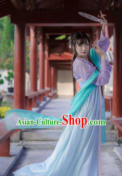 Chinese Ancient Palace Lady Hanfu Han Dynasty Imperial Concubine Queen Embroidered Historical Costumes