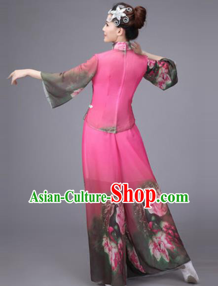 Traditional Chinese Fan Dance Folk Dance Costume Classical Yangko Dance Classical Dance Dress Traditional Chinese Fan Dance Folk Dance Costume Classical Yangko Dance Classical Dance Dress