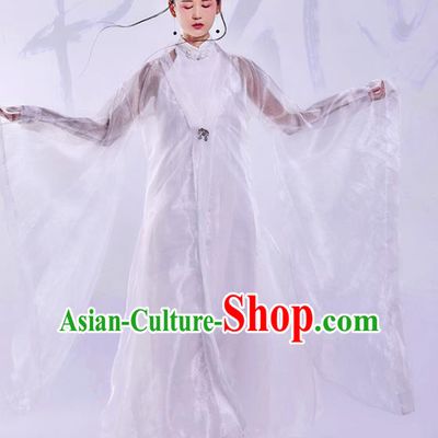 Chinese National Costume Traditional Tang Suit Cloak Qipao Dress for Women