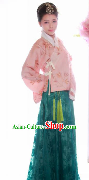 Chinese Ancient Palace Lady Hanfu Han Dynasty Imperial Concubine Queen Embroidered Historical Costumes