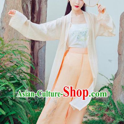Chinese Ancient Princess Embroidered Costumes Traditional Song Dynasty Young Lady Hanfu Dress for Women
