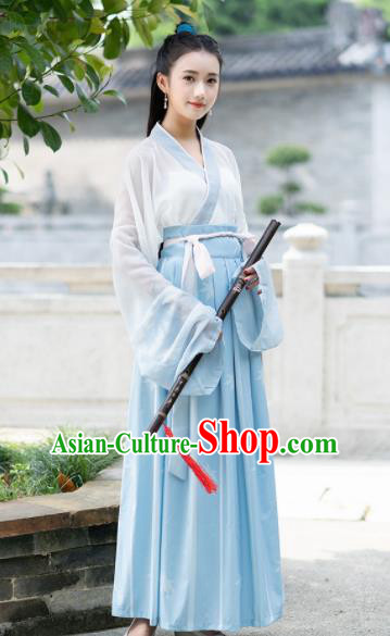 Chinese Ancient Palace Lady Hanfu Han Dynasty Imperial Concubine Queen Embroidered Historical Costumes