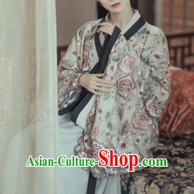 Chinese Traditional Jin Dynasty Princess Historical Costumes Ancient Peri Hanfu Dress for Women