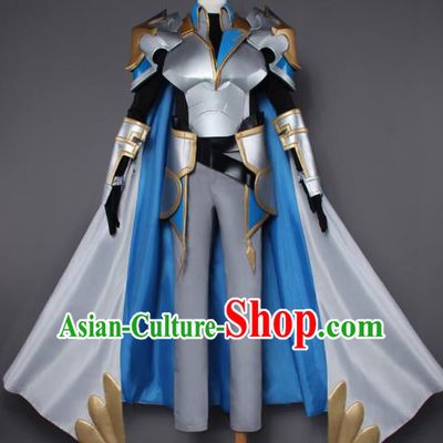 Chinese Traditional Cosplay Armor Costumes Ancient Nobility Childe Swordsman Clothing for Men
