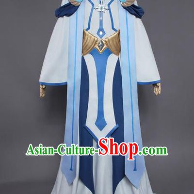 Chinese Traditional Cosplay Swordsman Armor Costumes Ancient Nobility Childe Clothing for Men