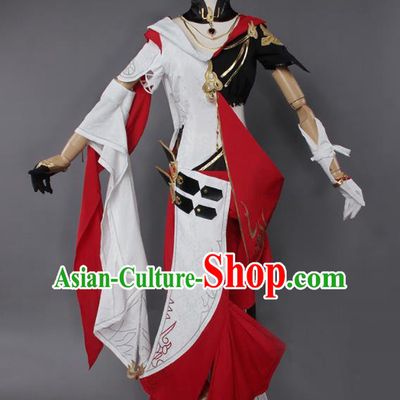 Chinese Traditional Cosplay Kung Fu Instructor Costumes Ancient Swordswoman Clothing for Women