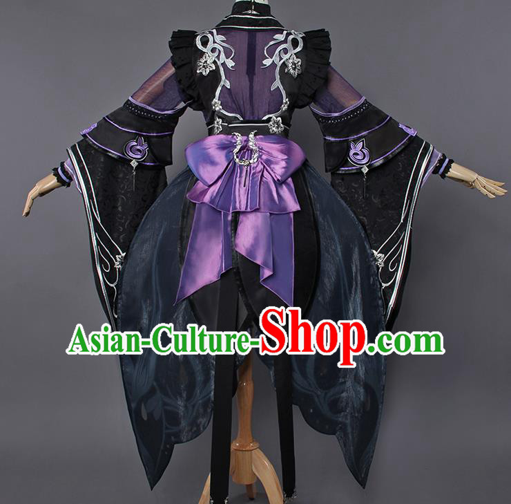 Ancient Chinese Cosplay Costume Chinese Shoes Traditional China Swordsman Clothing and Jewelry Accessories Ancient Chinese Cosplay Costume Chinese Shoes Traditional China Swordsman Clothing and Jewelry Accessories