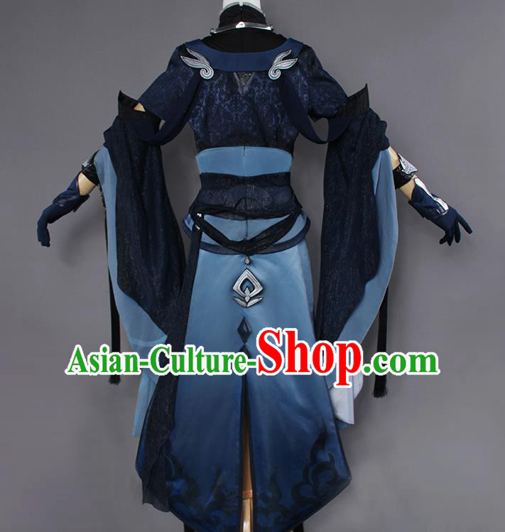 Ancient Chinese Cosplay Costume Chinese Shoes Traditional China Swordsman Clothing and Jewelry Accessories Ancient Chinese Cosplay Costume Chinese Shoes Traditional China Swordsman Clothing and Jewelry Accessories