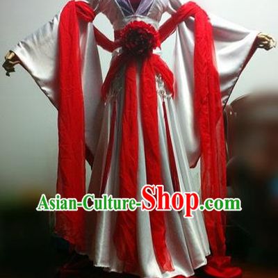 Top Grade Cosplay Fairy Costumes Chinese Ancient Princess Dress for Women