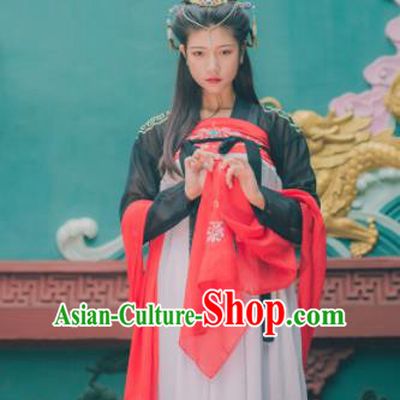 Chinese Ancient Peri Hanfu Dress Tang Dynasty Imperial Consort Costumes for Women