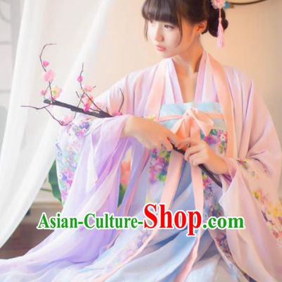 Chinese Ancient Hanfu Dress Tang Dynasty Imperial Consort Historical Costumes for Women