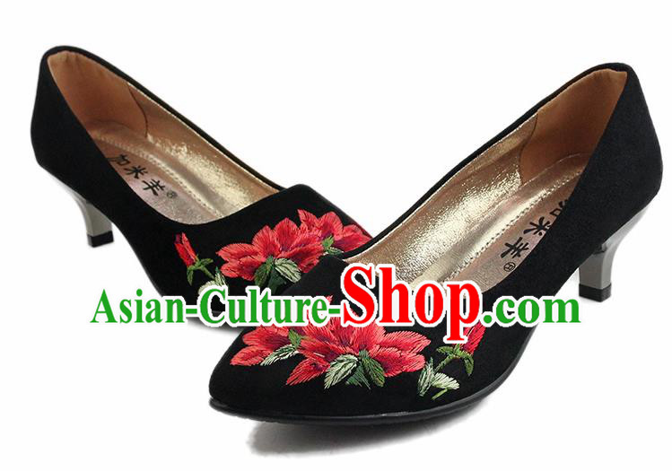 Chinese National Shoes Traditional Cloth Shoes Linen Shoes Embroidered Shoes Chinese National Shoes Traditional Cloth Shoes Linen Shoes Embroidered Shoes