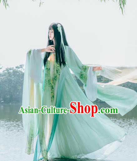 Chinese Ancient Palace Lady Hanfu Han Dynasty Imperial Concubine Queen Embroidered Historical Costumes