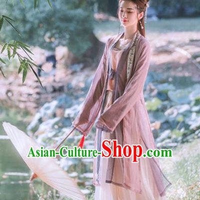 Chinese Ancient Song Dynasty Nobility Lady Hanfu Dress Traditional Embroidered Costumes for Women