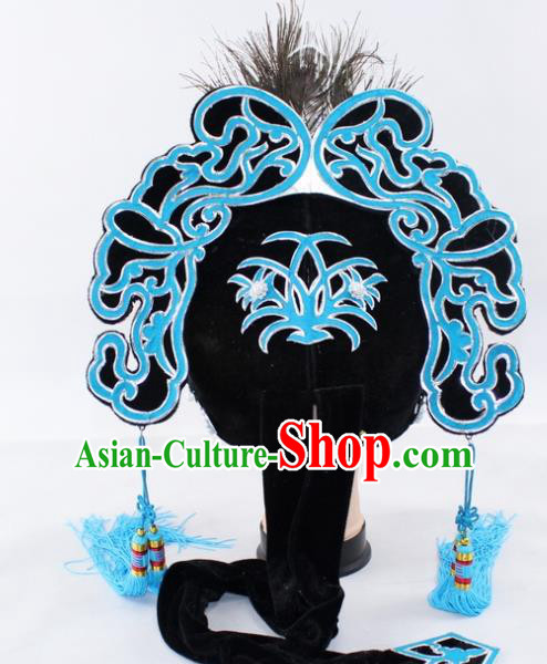 Traditional China Beijing Opera Costume and Hat Ancient Chinese Peking Opera Clothing Shoes Traditional China Beijing Opera Costume and Hat Ancient Chinese Peking Opera Clothing Shoes