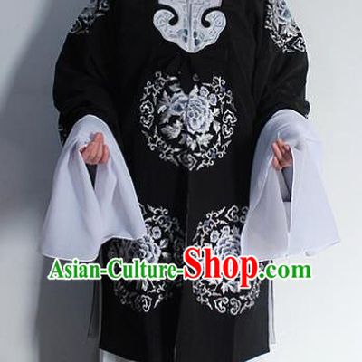 Chinese Traditional Peking Opera Old Lady Costumes Ancient Countess Embroidered Dress for Women
