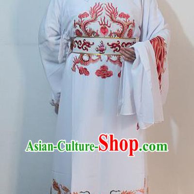 Chinese Traditional Peking Opera Scholar Embroidered Robe Ancient Minister Costume for Men